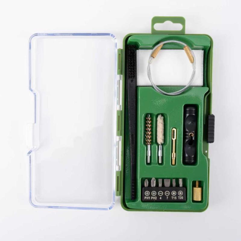 Professionell .22 kaliber rengöringssats för handeldvapen